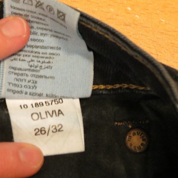 MAVI indigo low rise straight leg jeans 26 - Picture 8 of 8